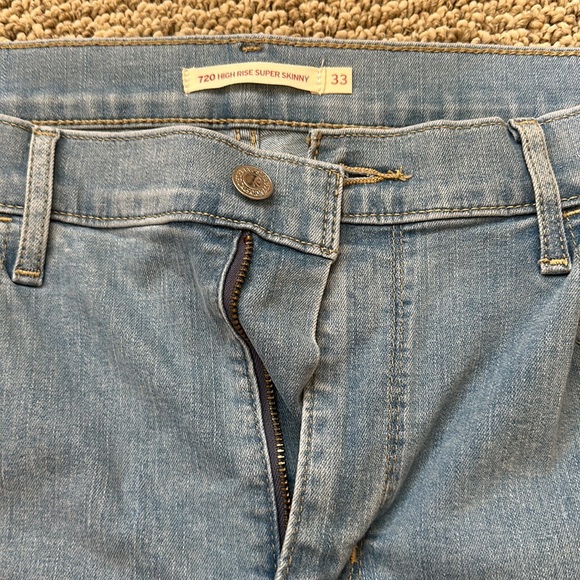 High Rise Super Skinny Levi Jeans - Picture 3 of 7